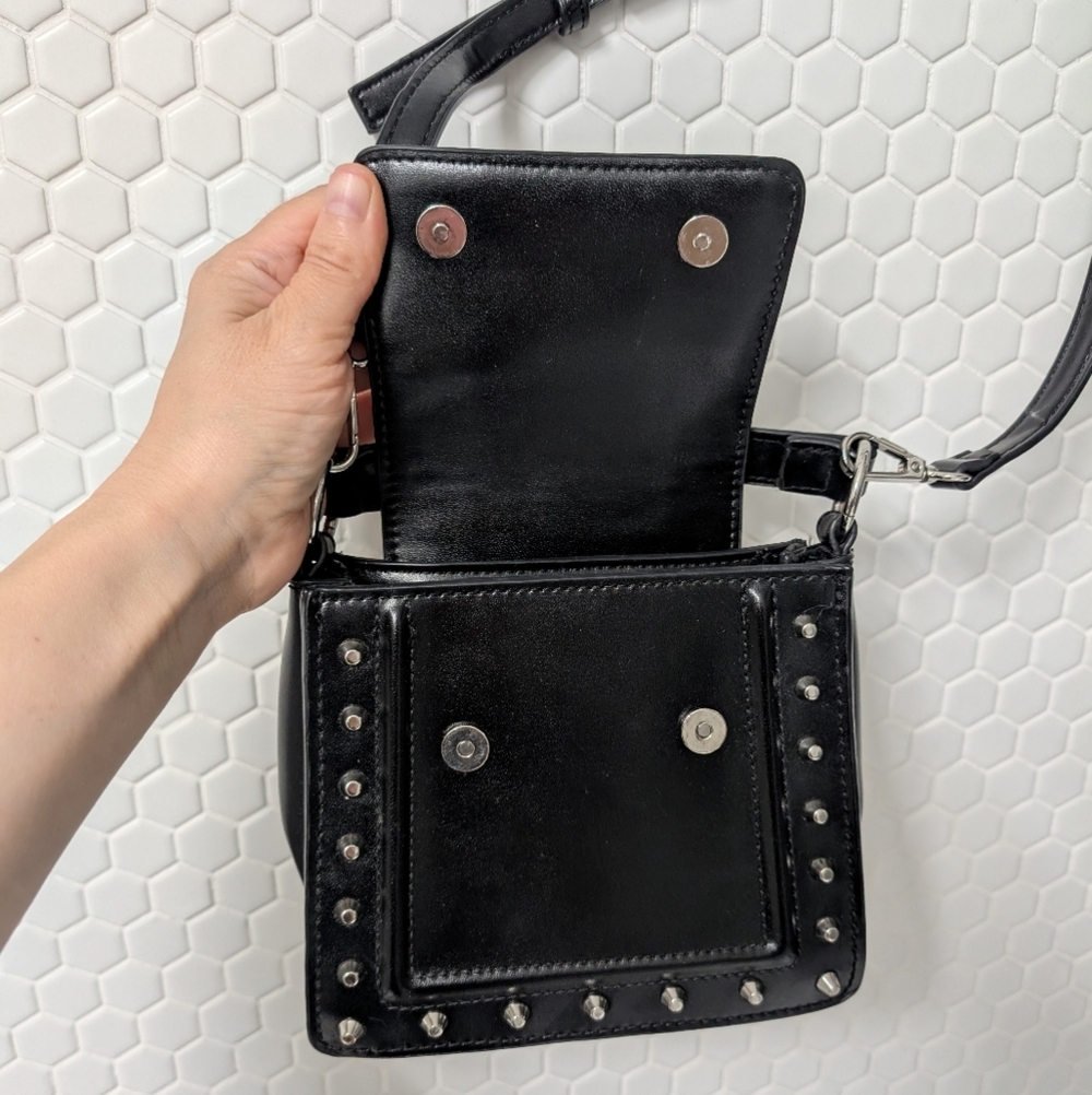 "Like New" Zara Studded Mini Crossbody Bag - Picture 11 of 13